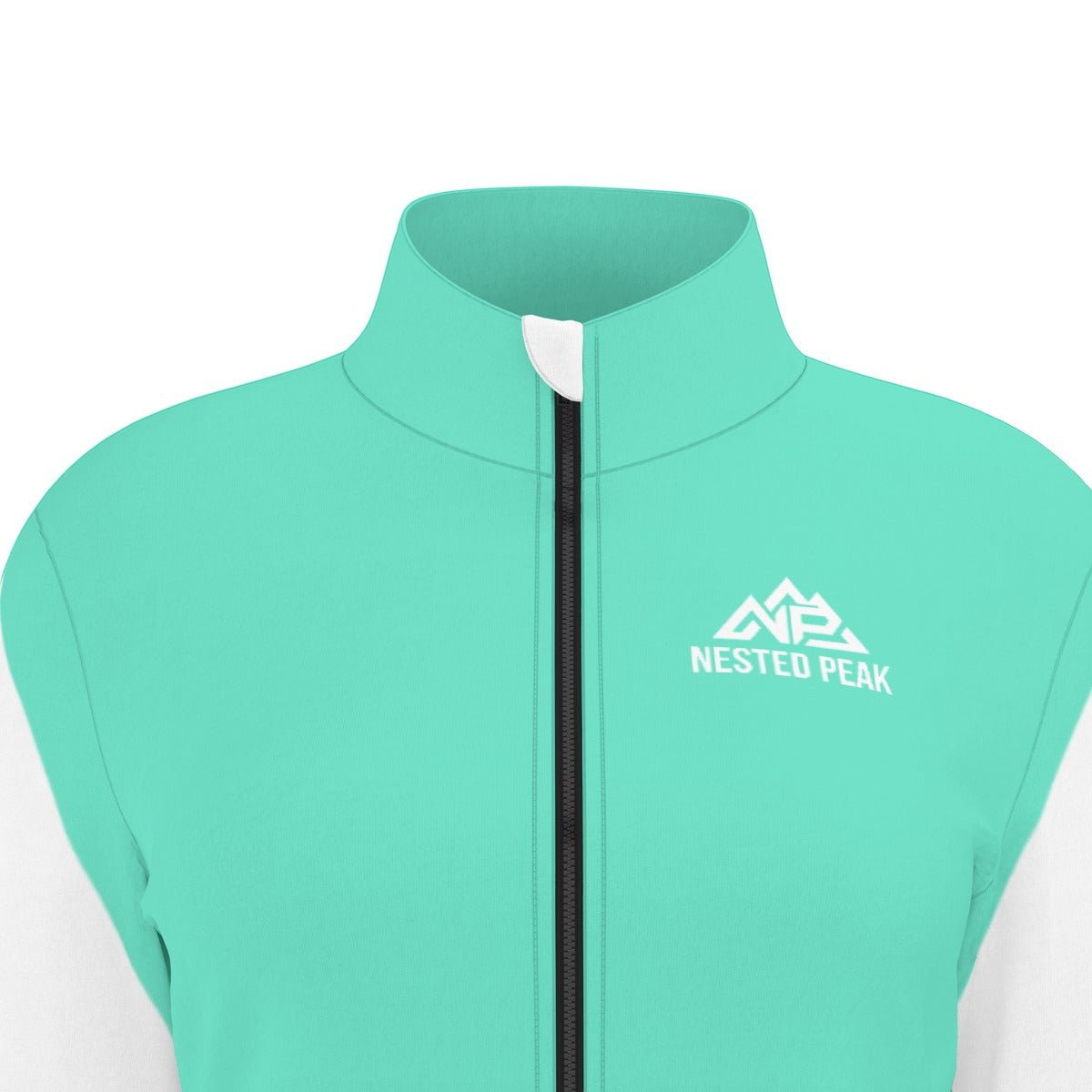 NP 26 Racer Women's Long Sleeve Thumbhole Jacket | 230GSM | White - Nested Peak