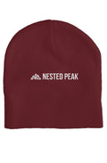 NP 26 Skull Cap | Maroon, Black, Navy - Nested Peak