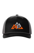 NP 26 SO Five Panel Trucker with Rope Cap | Black/Charcoal, White/Black, Heather Grey/White - Nested Peak LLC