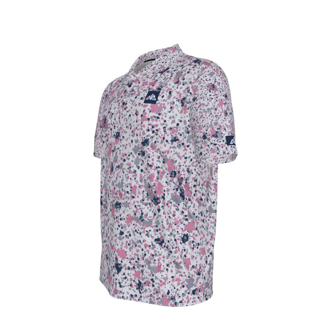 NP 26 Speckle Men's UV Protection Polo Shirt - Nested Peak LLC