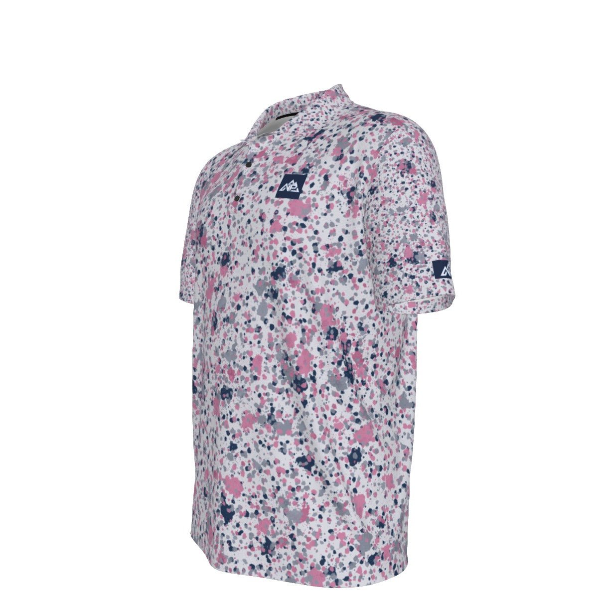 NP 26 Speckle Men's UV Protection Polo Shirt - Nested Peak LLC
