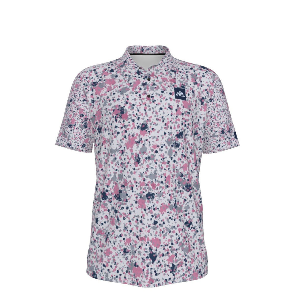 NP 26 Speckle Men's UV Protection Polo Shirt - Nested Peak LLC