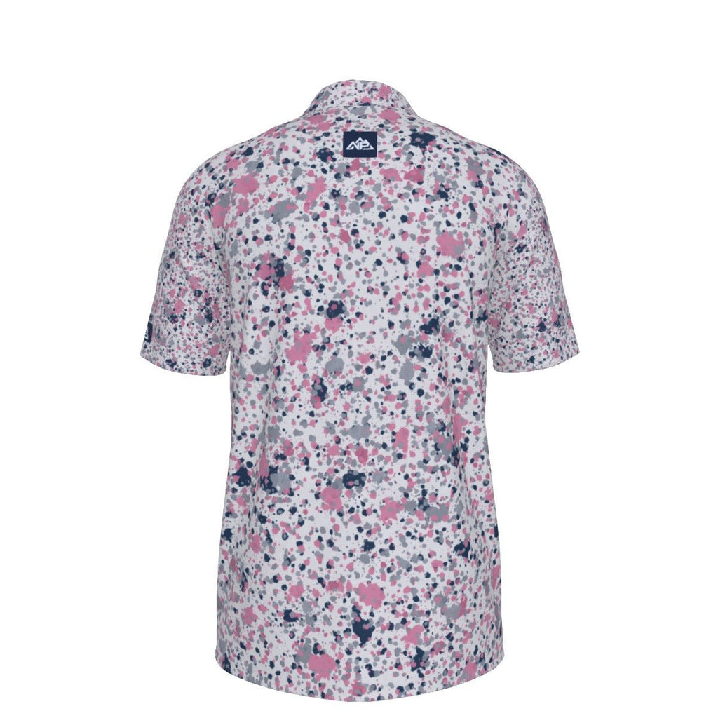 NP 26 Speckle Men's UV Protection Polo Shirt - Nested Peak LLC