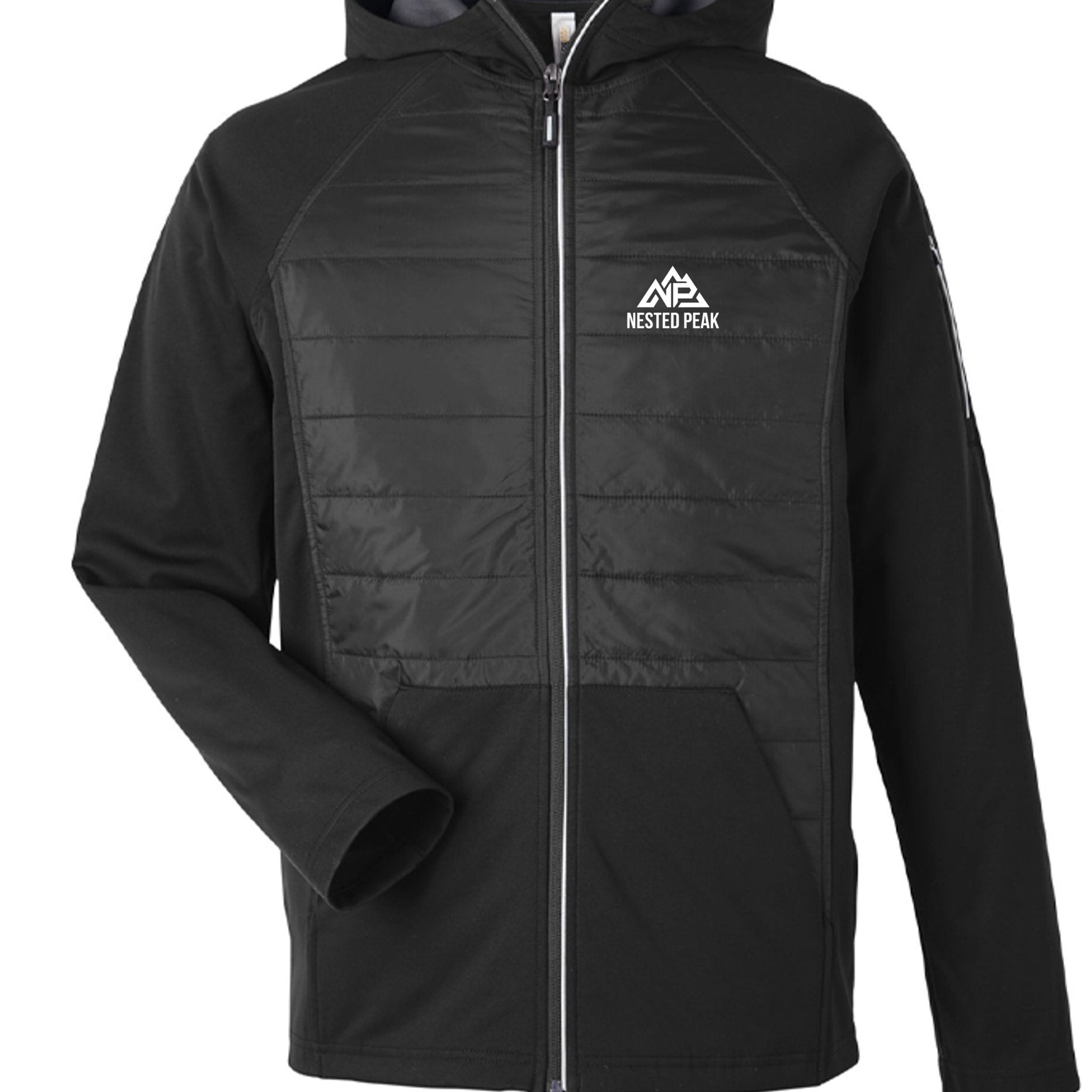 NP 26 Tech Puff Jacket | Classic Navy, Carbon, Black - Nested Peak