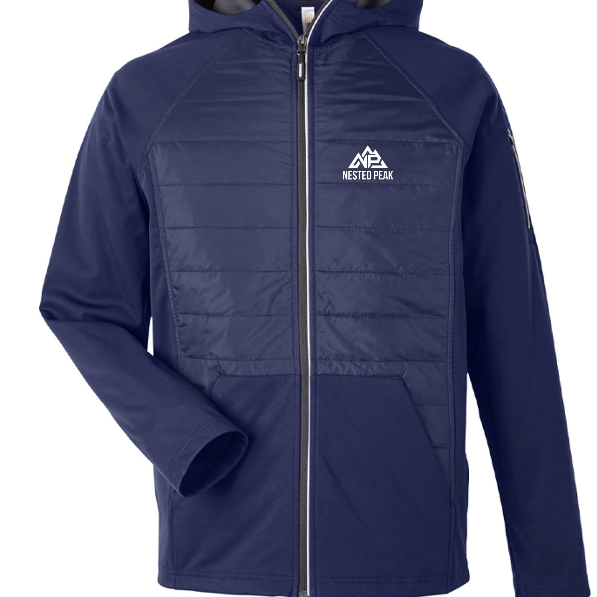 NP 26 Tech Puff Jacket | Classic Navy, Carbon, Black - Nested Peak