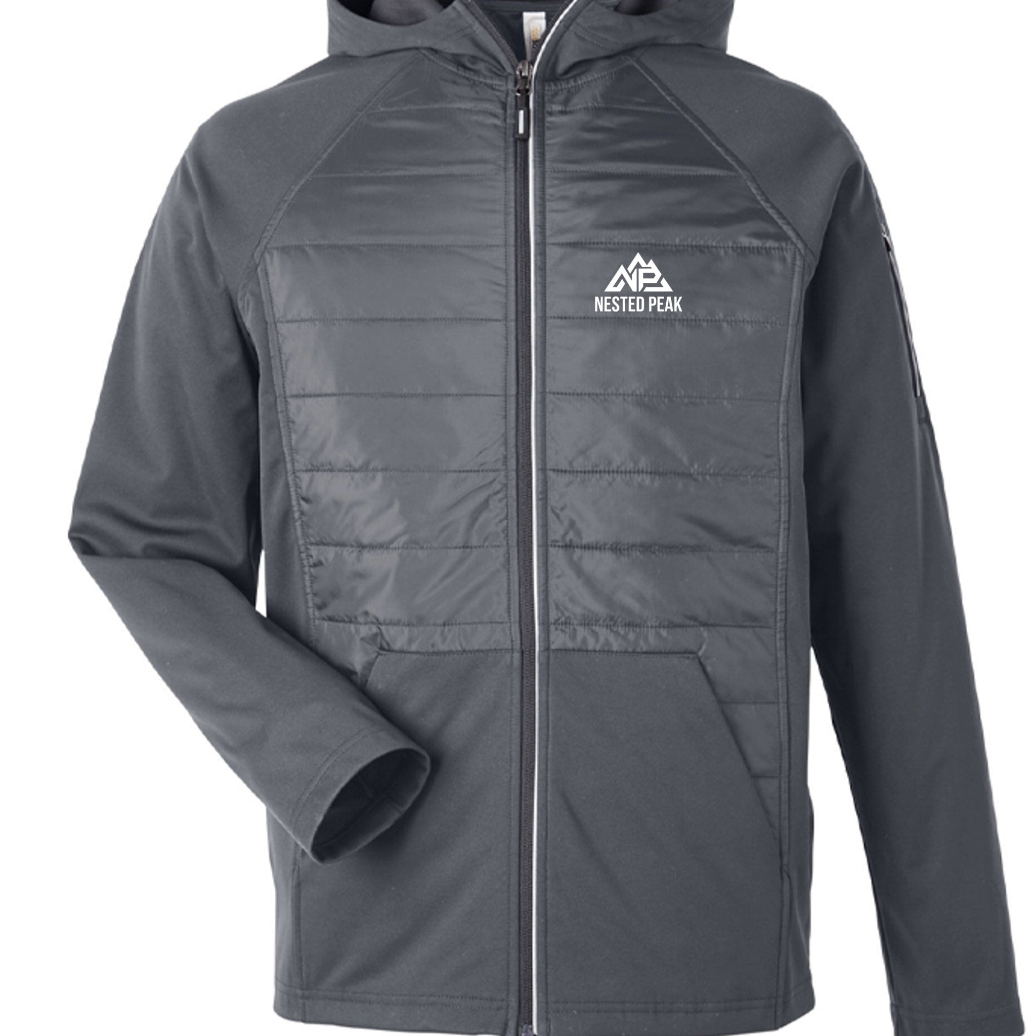 NP 26 Tech Puff Jacket | Classic Navy, Carbon, Black - Nested Peak