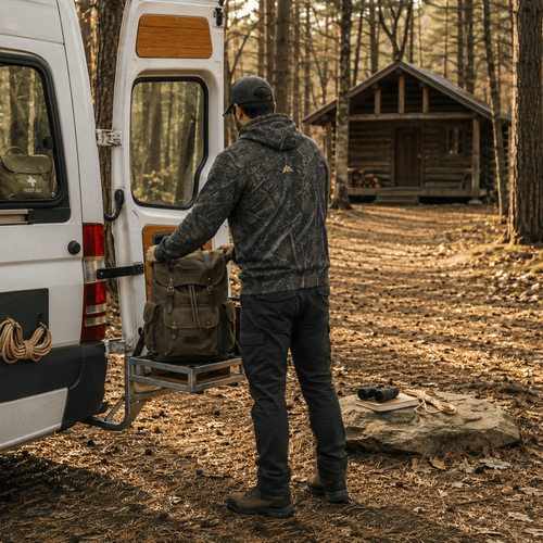 NP 26 Tree Camo Heavyweight Hoodie | Darkwood Tree Camo - Nested Peak