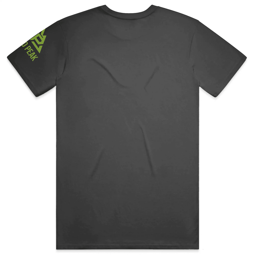 NP 26 Unisex Heather Short Sleeve T-Shirt | White, Indigo, Black - Nested Peak