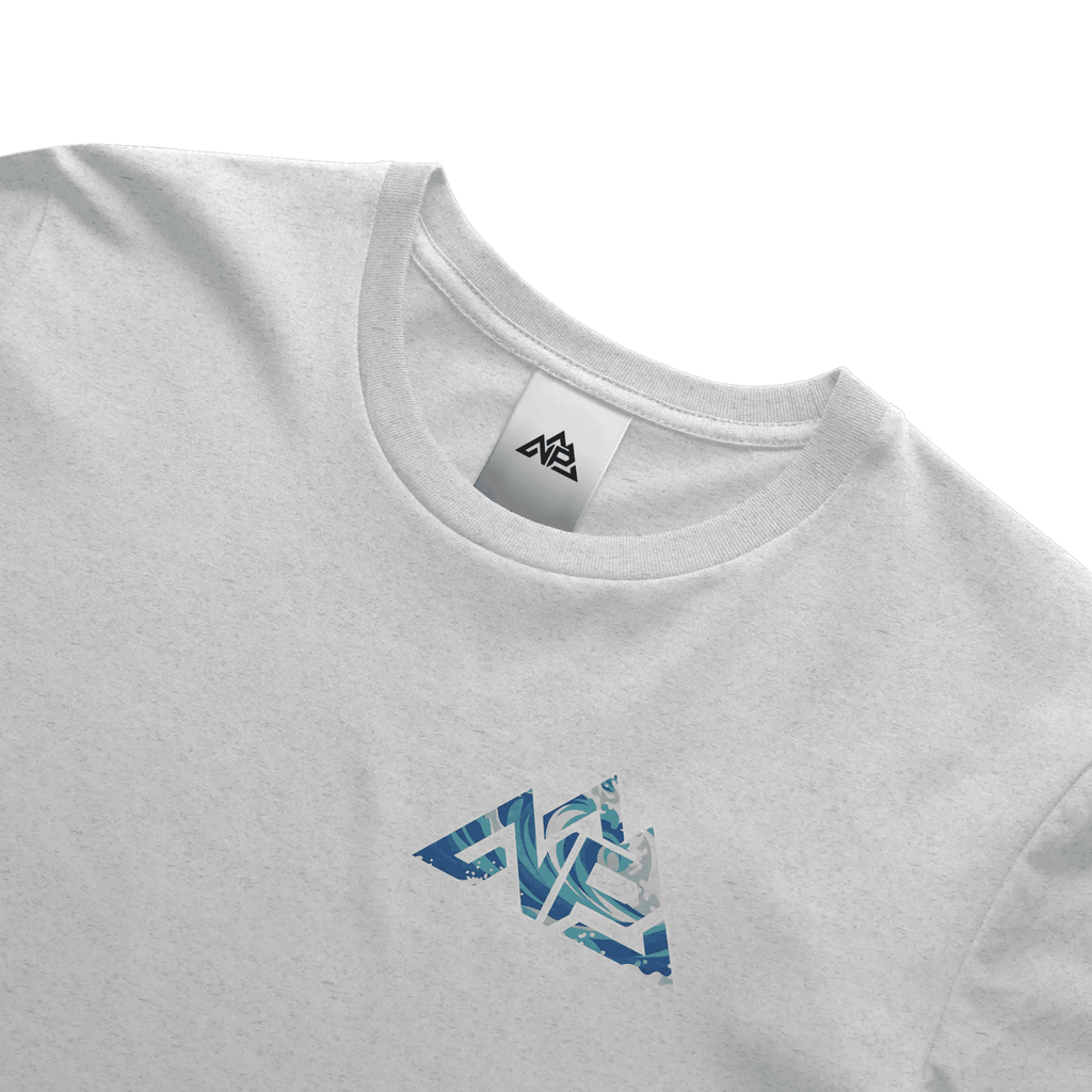 NP 26 Wave Men's Perfect Tri Tee | New Navy, Black, White - Nested Peak