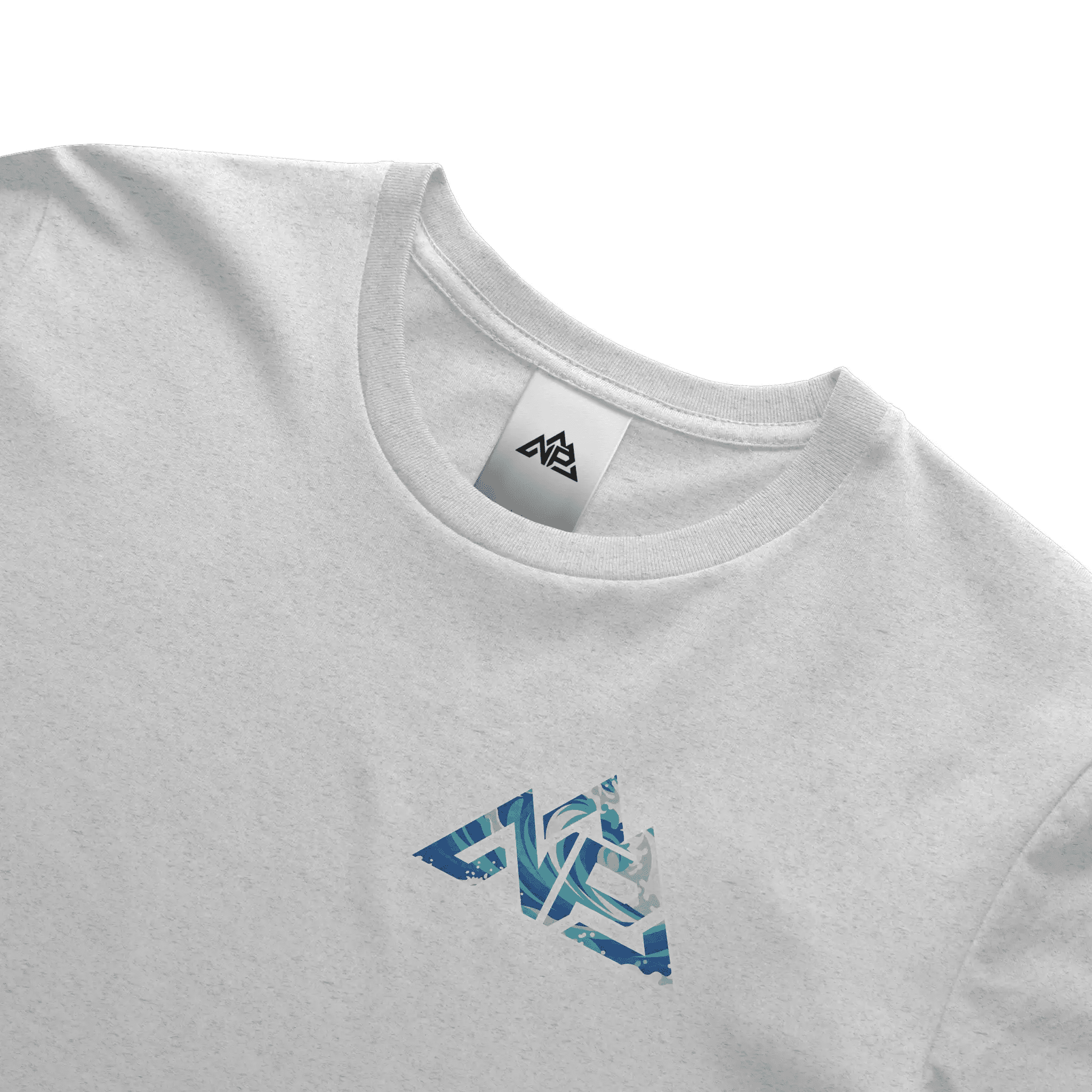 NP 26 Wave Men's Perfect Tri Tee | New Navy, Black, White - Nested Peak