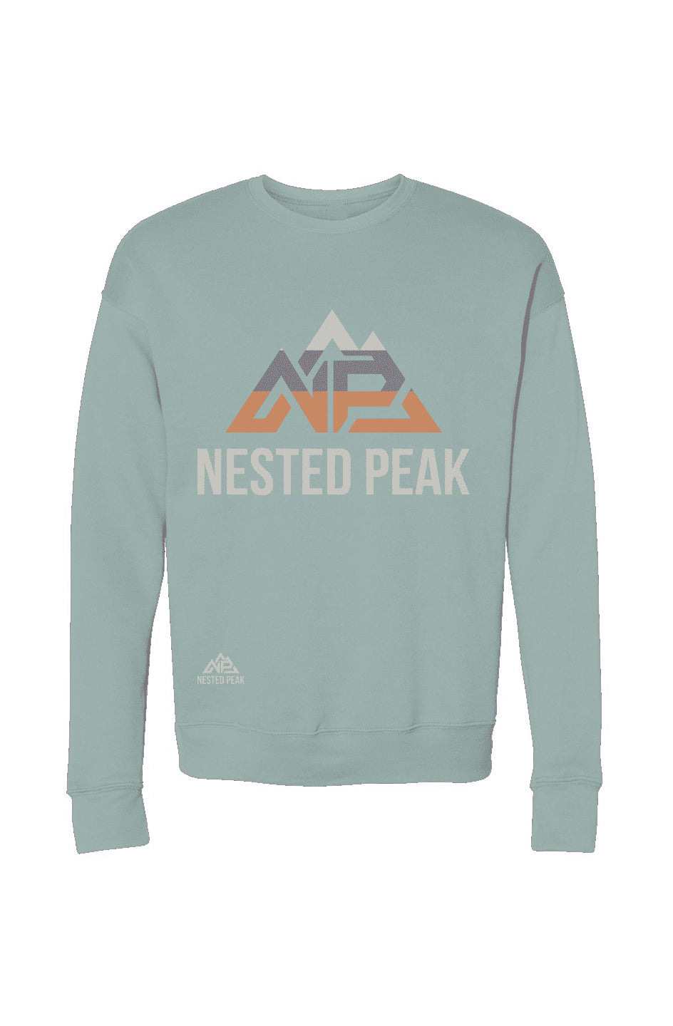 NP 26 Women's Drop Shoulder Sweatshirt | Mauve, Dusty Blue, Tan - Nested Peak
