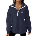 NP 26 Women's Half-Zip Fleece Sweatshirt | Cornflower Blue, Granite Gray, Rose Quartz, Tuscan Red - Nested Peak LLC