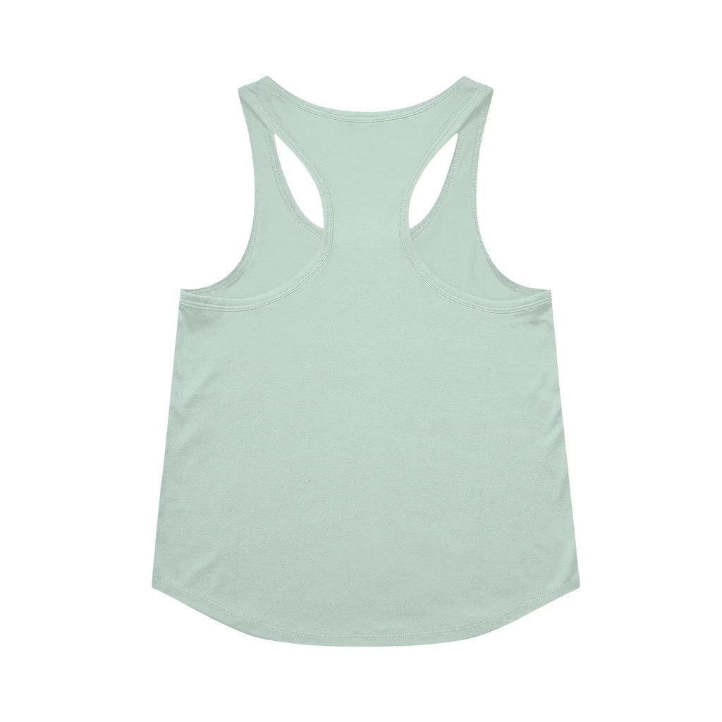 NP 26 Women's Ideal Racerback Tank | Warm Grey, Indigo, Mint - Nested Peak
