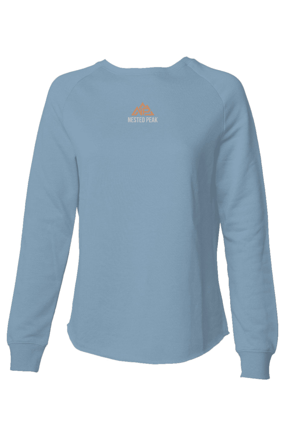 NP 26 Women's Lightweight Wash Sweatshirt | Sage, Misty Blue, Blush - Nested Peak