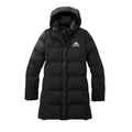 NP 26 Women's Puffy Parka | Deep Black, Anchor Grey - Nested Peak