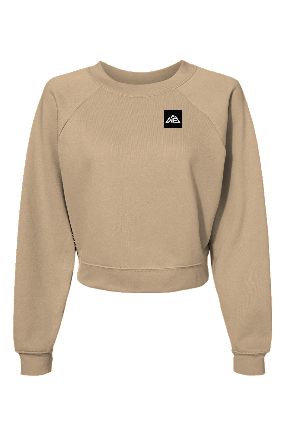 NP 26 Women's Raglan Pullover Fleece Sweatshirt | Heather Mustard, French Vanilla, Heather Sand Dune - Nested Peak LLC