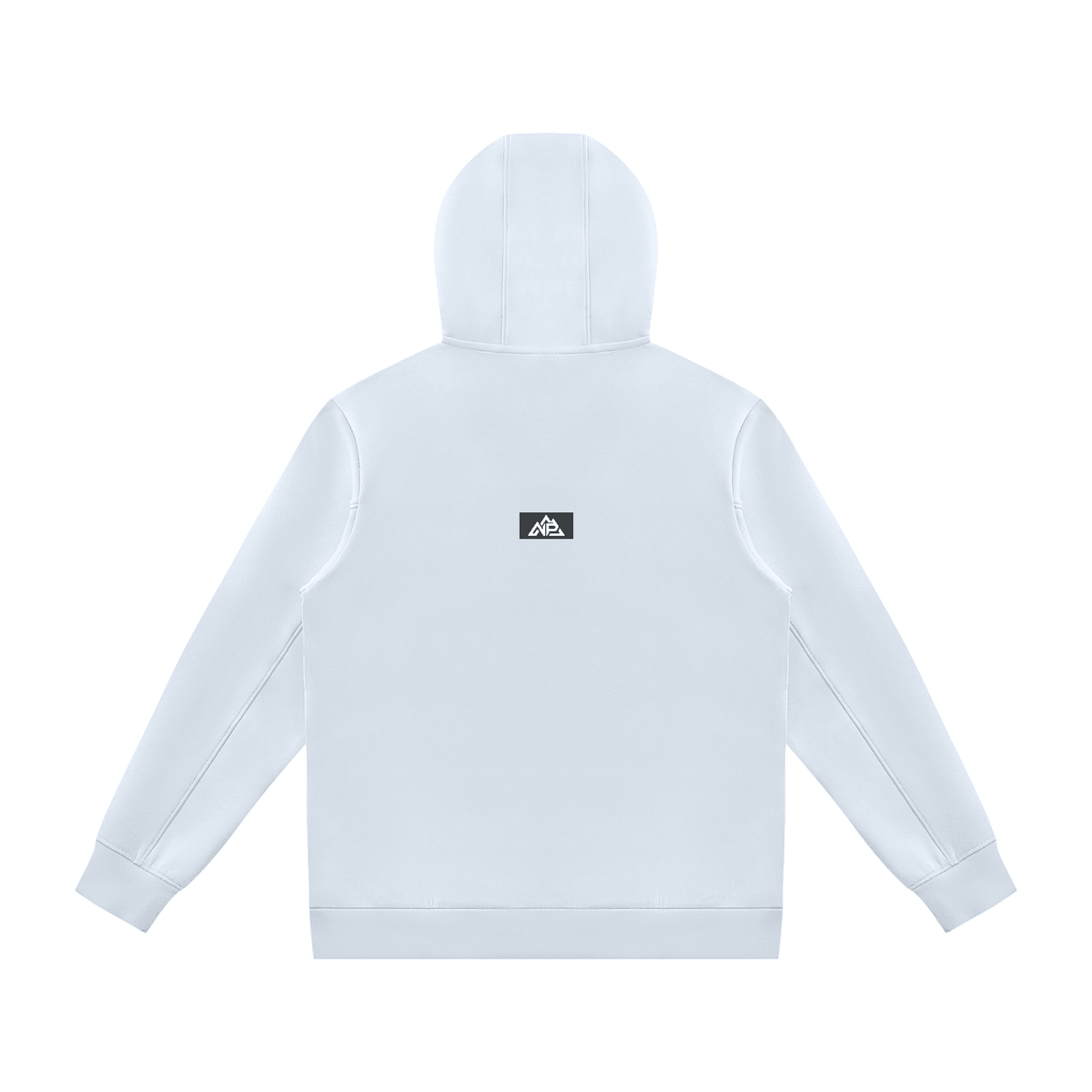 NP 26 Women's Regular Fit Full Zip Hoodie | Light Blue, Flower Gray - Nested Peak LLC