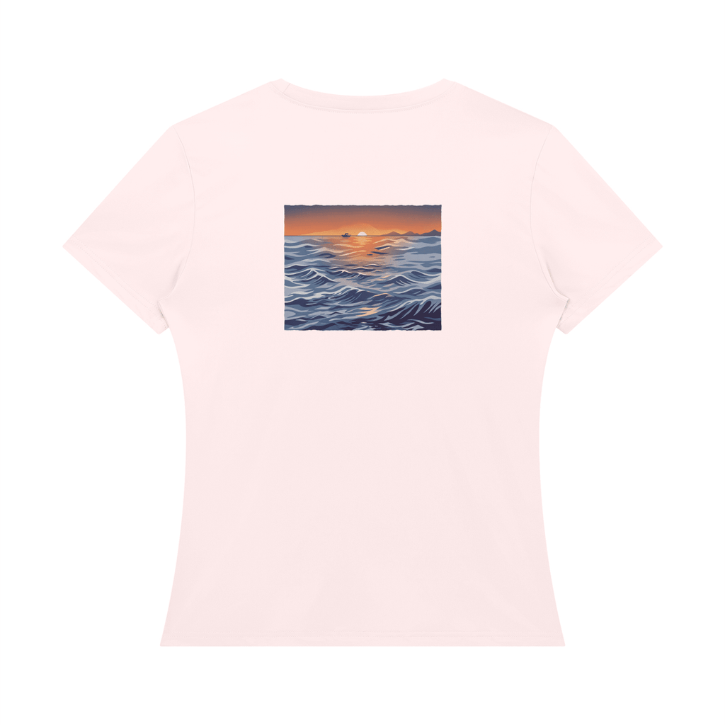 NP 26 Women's Regular Fit T-Shirt | Sky Blue, Pink, Light Green, Black, Navy Blue - Nested Peak