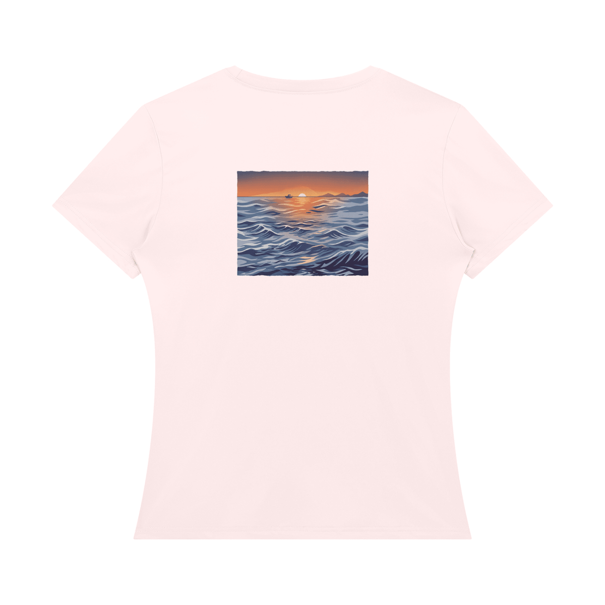 NP 26 Women's Regular Fit T-Shirt | Sky Blue, Pink, Light Green, Black, Navy Blue - Nested Peak