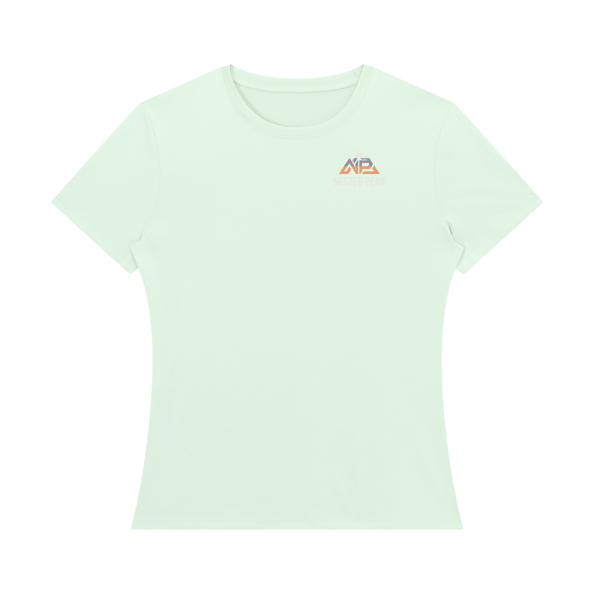 NP 26 Women's Regular Fit T-Shirt | Sky Blue, Pink, Light Green, Black, Navy Blue - Nested Peak