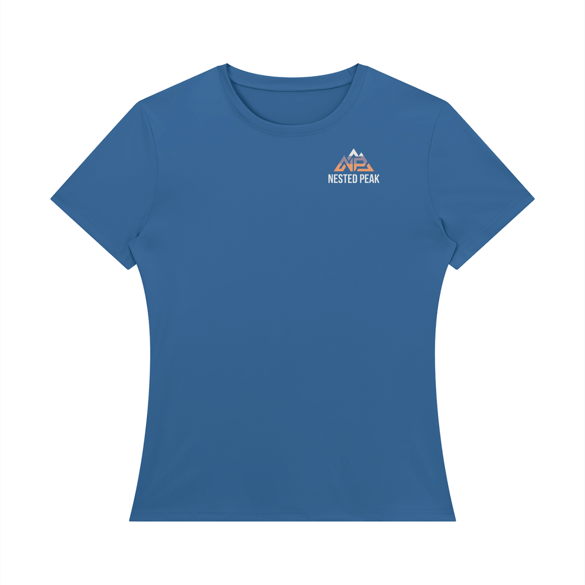 NP 26 Women's Regular Fit T-Shirt | Sky Blue, Pink, Light Green, Black, Navy Blue - Nested Peak