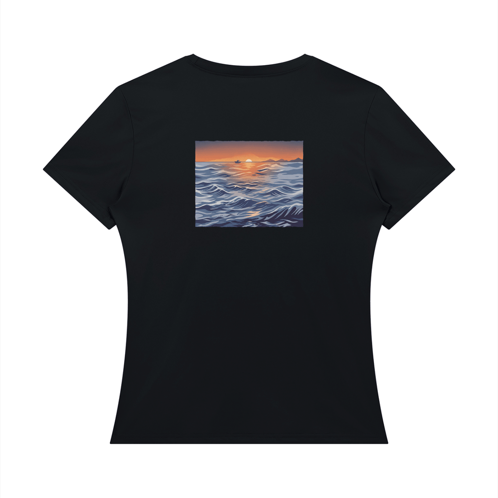 NP 26 Women's Regular Fit T-Shirt | Sky Blue, Pink, Light Green, Black, Navy Blue - Nested Peak