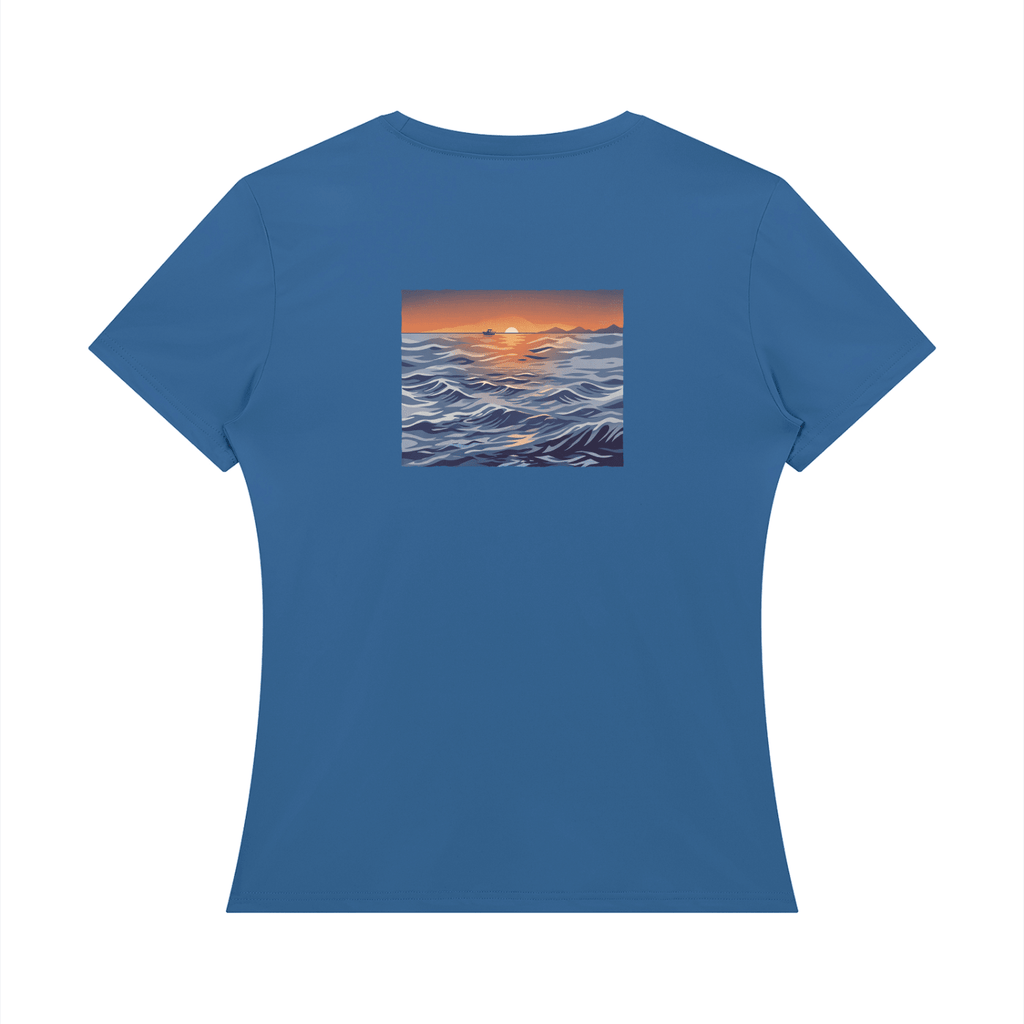 NP 26 Women's Regular Fit T-Shirt | Sky Blue, Pink, Light Green, Black, Navy Blue - Nested Peak