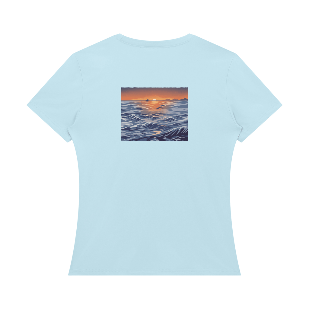 NP 26 Women's Regular Fit T-Shirt | Sky Blue, Pink, Light Green, Black, Navy Blue - Nested Peak