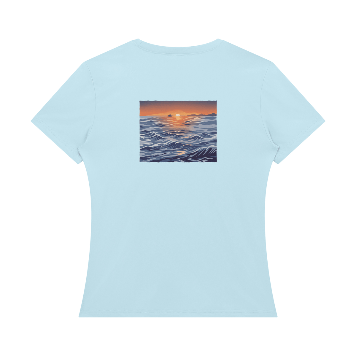 NP 26 Women's Regular Fit T-Shirt | Sky Blue, Pink, Light Green, Black, Navy Blue - Nested Peak