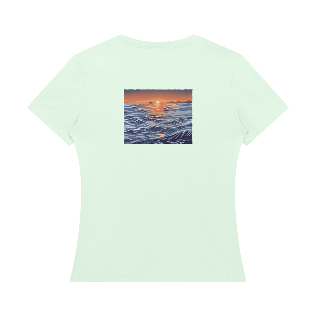 NP 26 Women's Regular Fit T-Shirt | Sky Blue, Pink, Light Green, Black, Navy Blue - Nested Peak