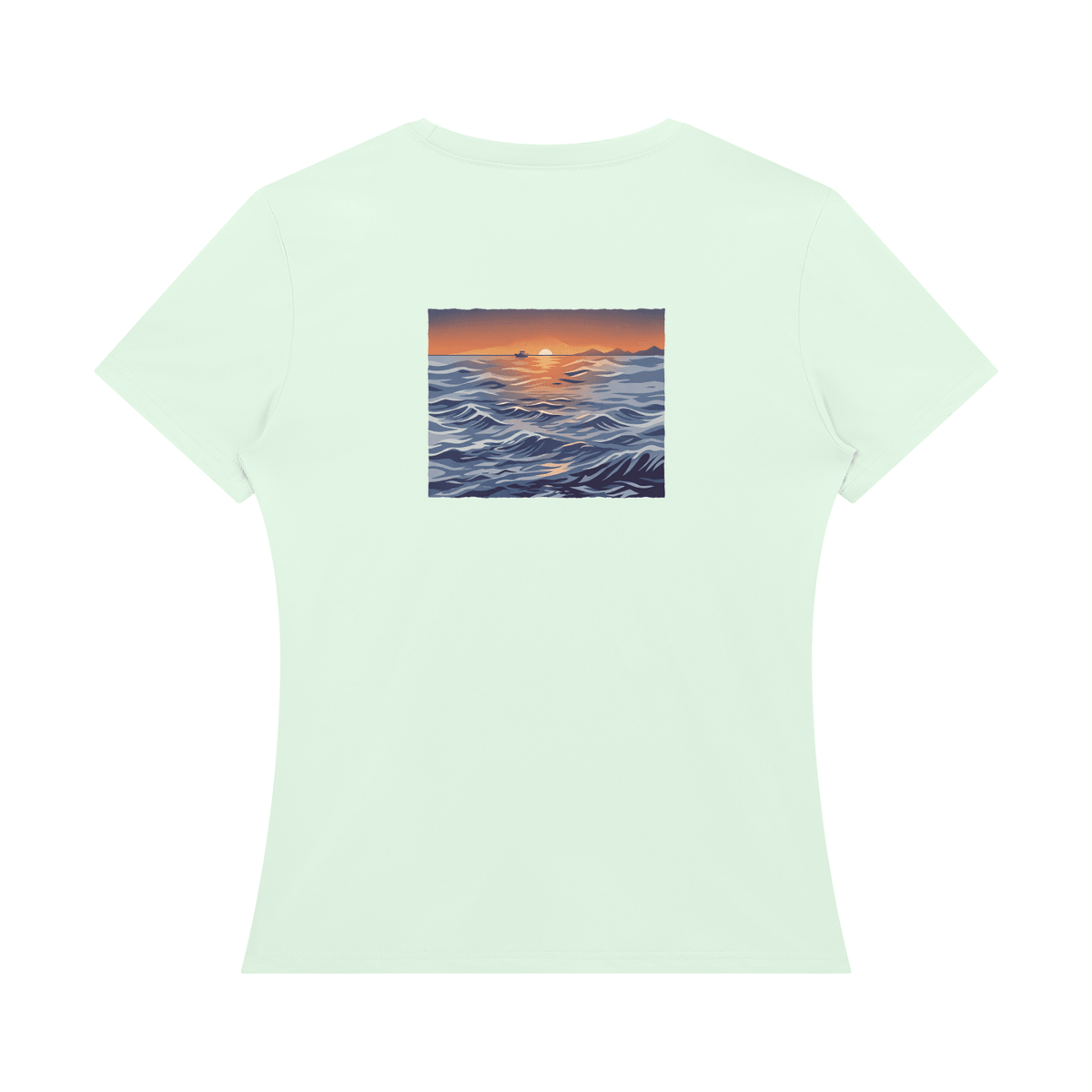 NP 26 Women's Regular Fit T-Shirt | Sky Blue, Pink, Light Green, Black, Navy Blue - Nested Peak