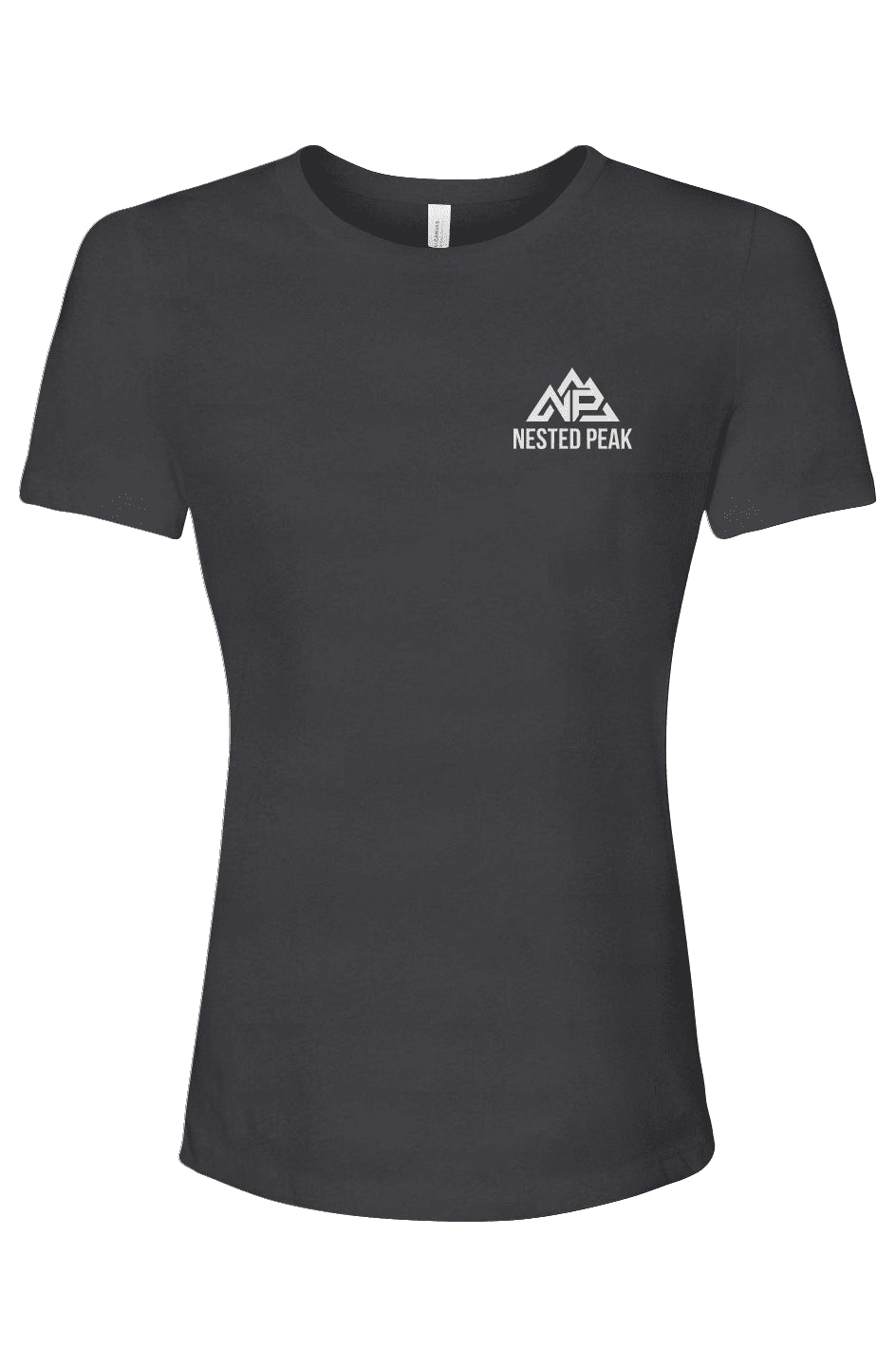 NP 26 Women's Relaxed Fit Triblend T-Shirt | Dusty Blue Triblend, Solid Black Triblend, Charity Pink Triblend - Nested Peak