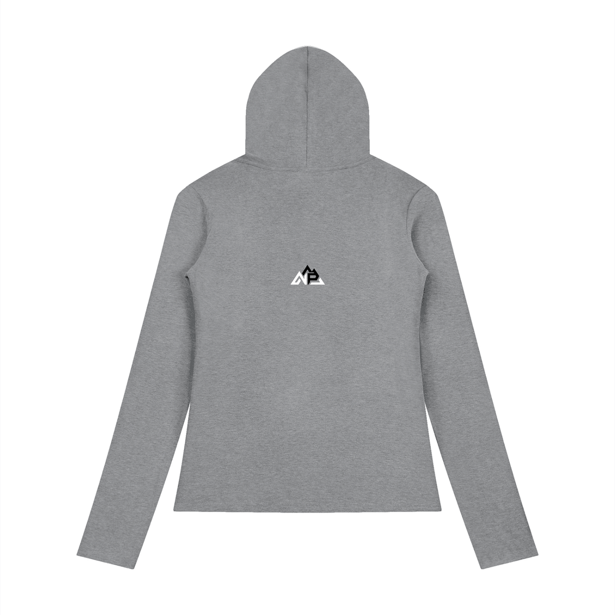 NP 26 Women's Slim Half-Button T-Shirt | Flower Gray - Nested Peak