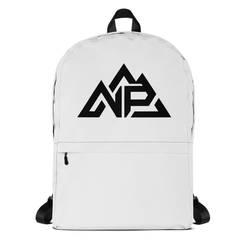 NP All-Over Print Backpack | White - Nested Peak