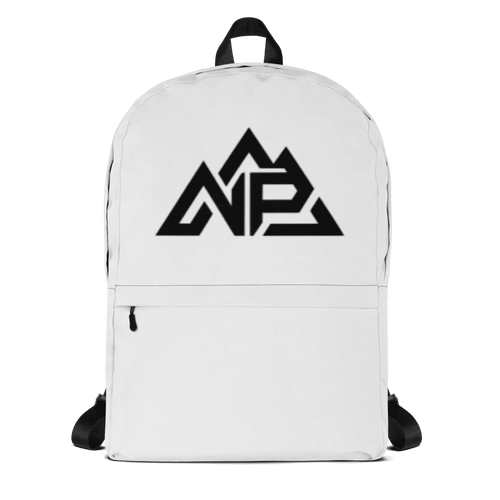 NP All-Over Print Backpack | White - Nested Peak