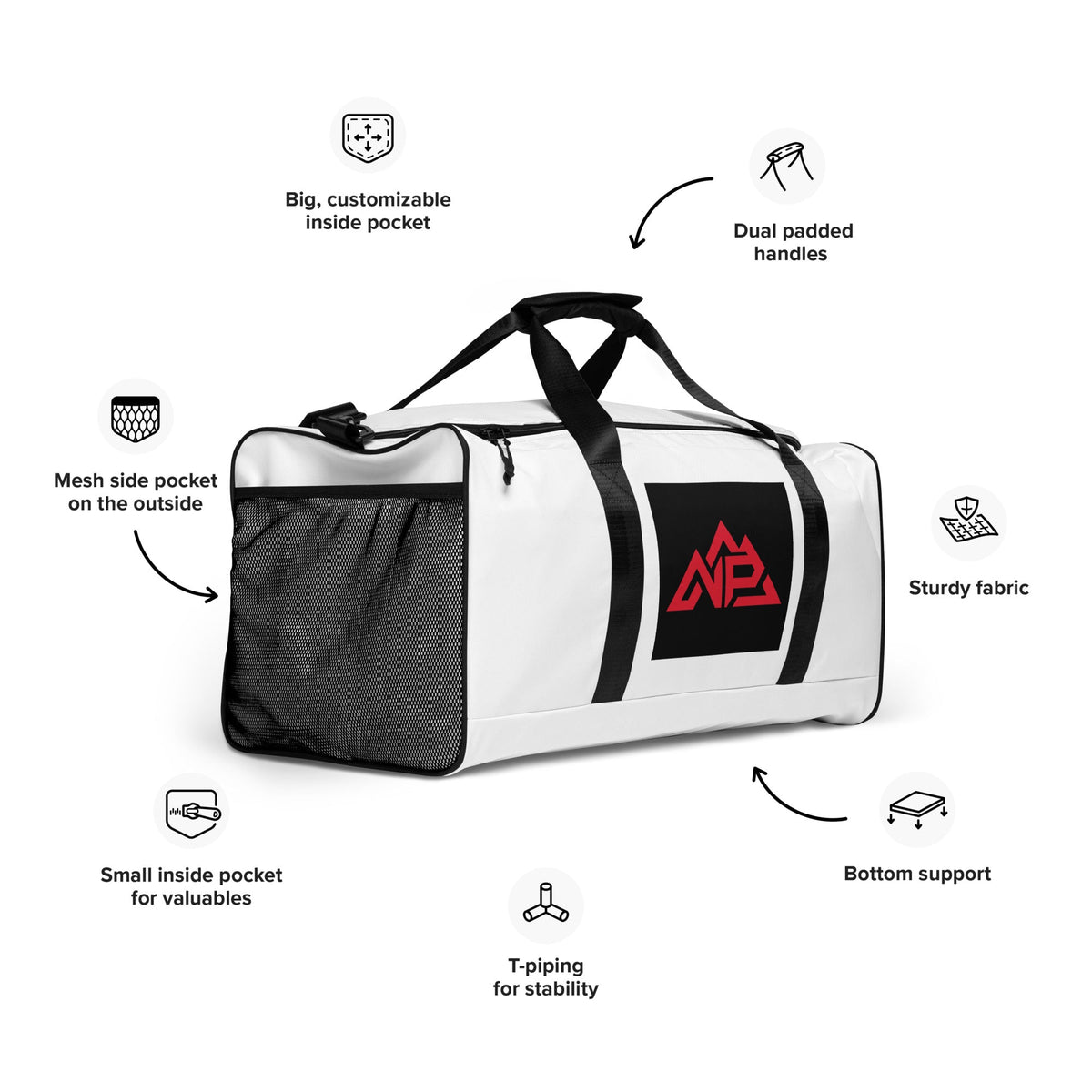 NP Badge Duffle Bag - Nested Peak LLC