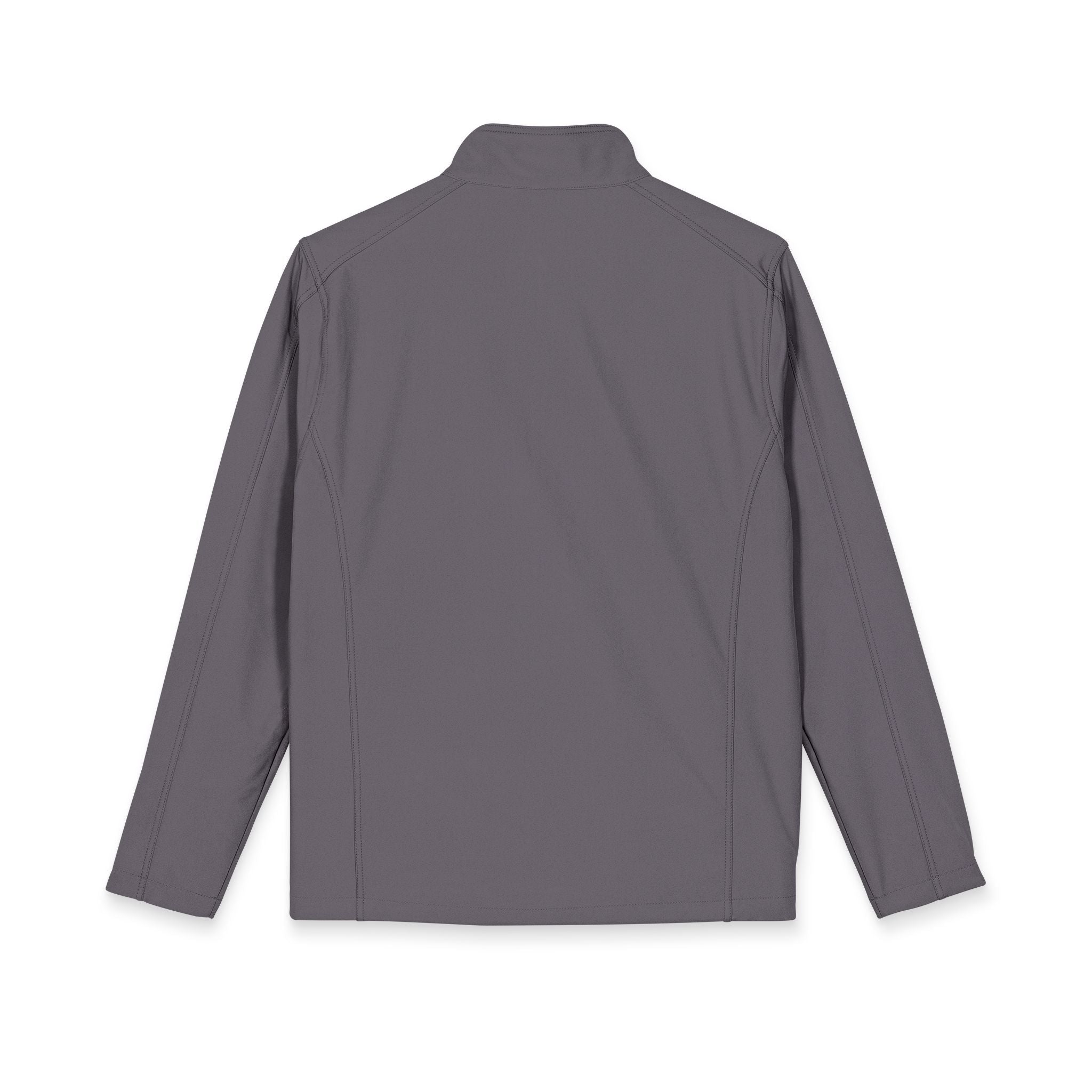 NP Embroidered Mountain Logo Soft Shell Jacket — Men's Lightweight Weatherproof Coat | Battleship Grey, Black, Black Charcoal Heather, Deep Smoke, Dress Blue Navy, Maroon, Pearl Grey Heather - Nested Peak