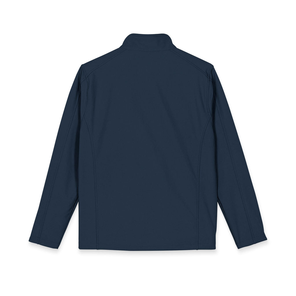 NP Embroidered Mountain Logo Soft Shell Jacket — Men's Lightweight Weatherproof Coat | Battleship Grey, Black, Black Charcoal Heather, Deep Smoke, Dress Blue Navy, Maroon, Pearl Grey Heather - Nested Peak