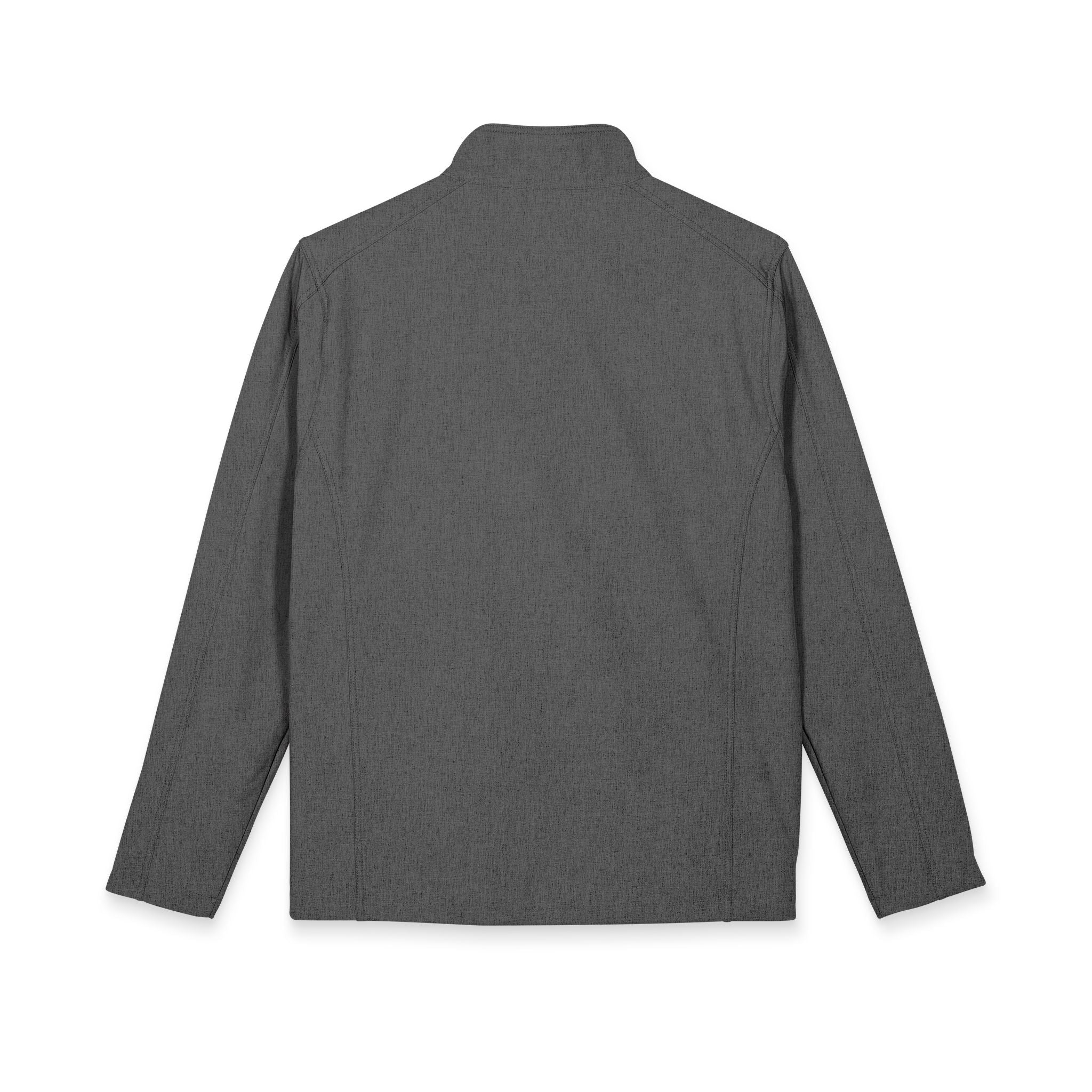 NP Embroidered Mountain Logo Soft Shell Jacket — Men's Lightweight Weatherproof Coat | Battleship Grey, Black, Black Charcoal Heather, Deep Smoke, Dress Blue Navy, Maroon, Pearl Grey Heather - Nested Peak