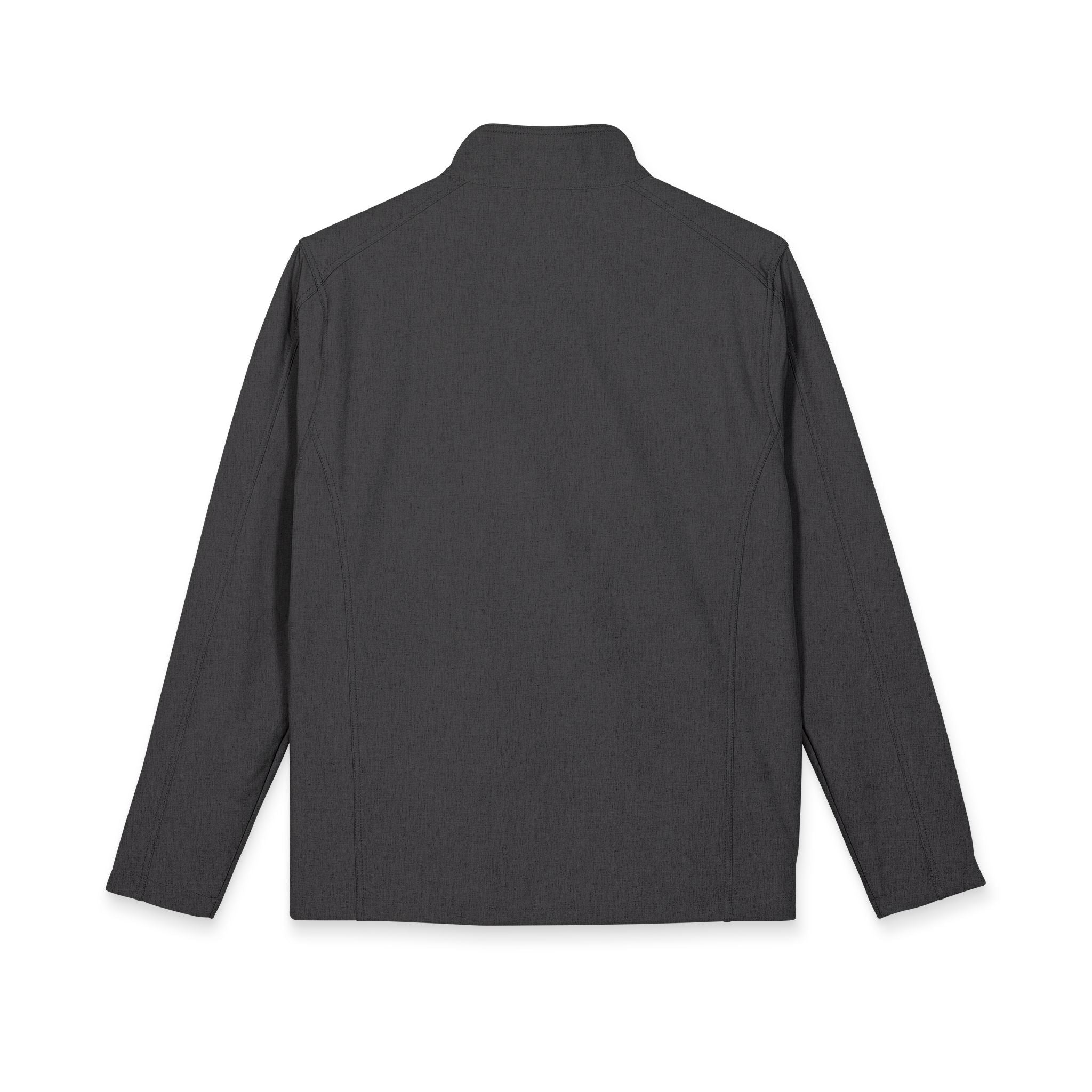 NP Embroidered Mountain Logo Soft Shell Jacket — Men's Lightweight Weatherproof Coat | Battleship Grey, Black, Black Charcoal Heather, Deep Smoke, Dress Blue Navy, Maroon, Pearl Grey Heather - Nested Peak