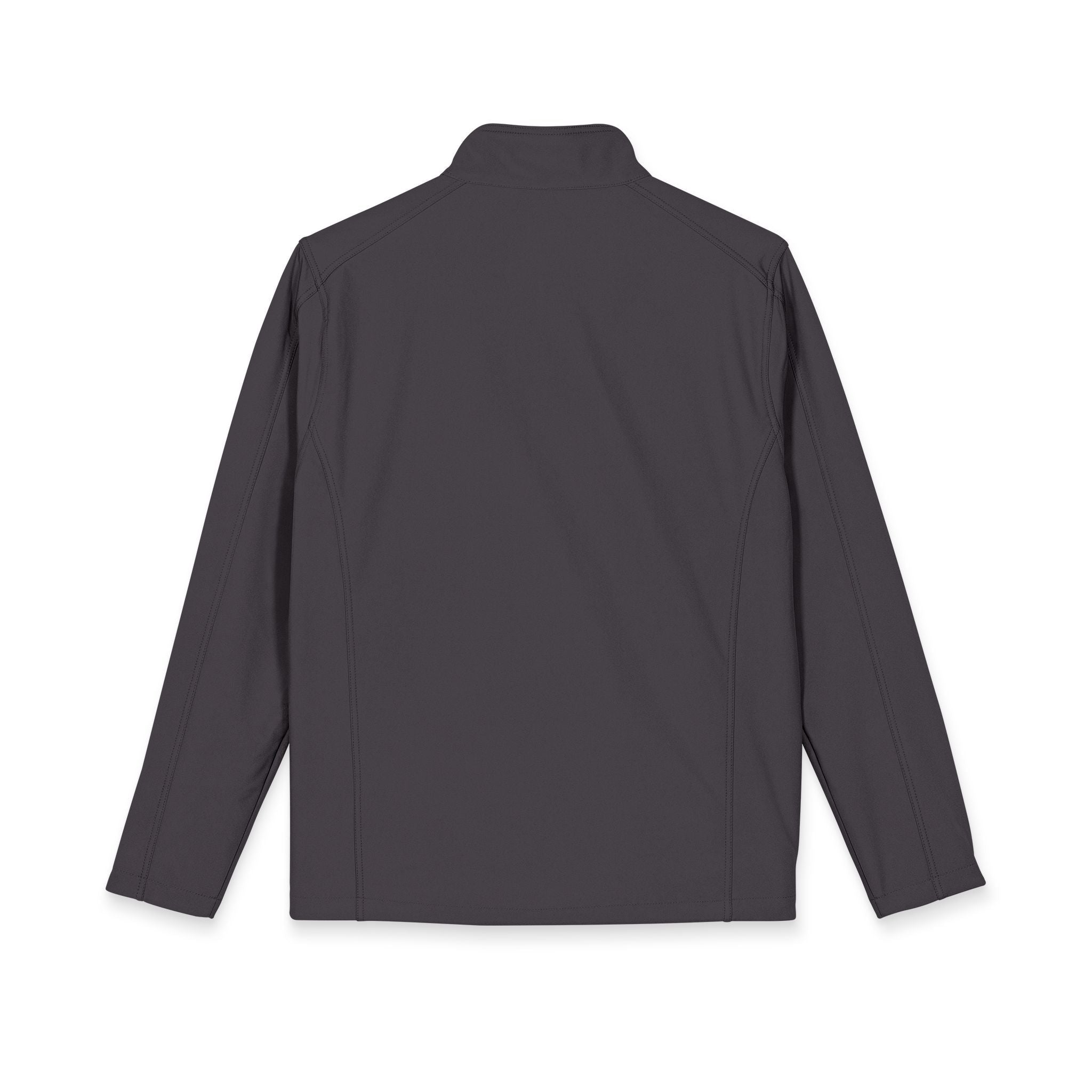 NP Embroidered Mountain Logo Soft Shell Jacket — Men's Lightweight Weatherproof Coat | Battleship Grey, Black, Black Charcoal Heather, Deep Smoke, Dress Blue Navy, Maroon, Pearl Grey Heather - Nested Peak
