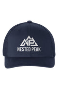NP Flexfit Trucker Cap | Navy, Red, Black - Nested Peak