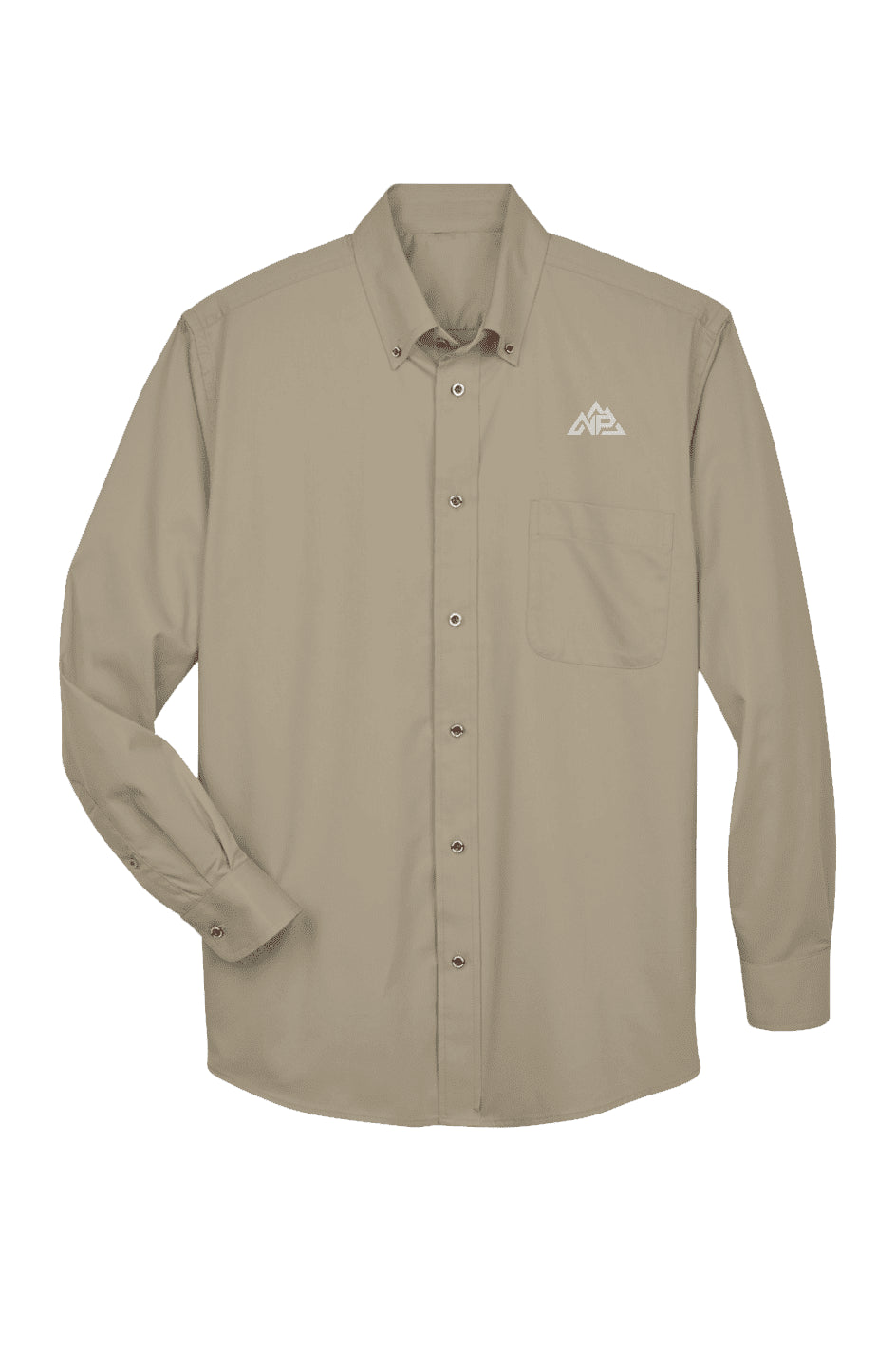 NP Men's Long-Sleeve Twill Shirt - Nested Peak