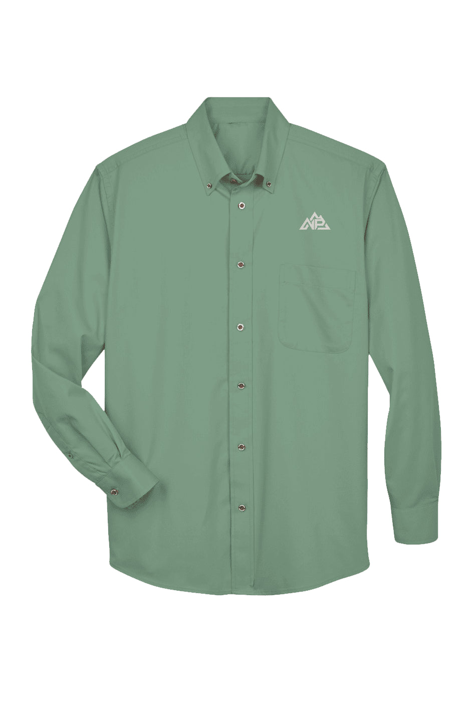 NP Men's Long-Sleeve Twill Shirt - Nested Peak