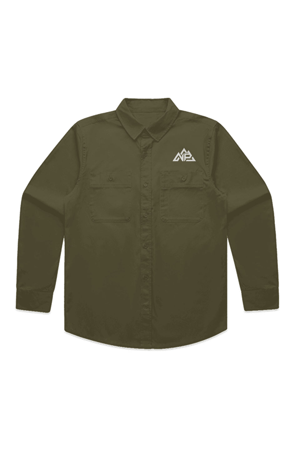 NP Men's Work Shirt | Army, Navy, Black - Nested Peak