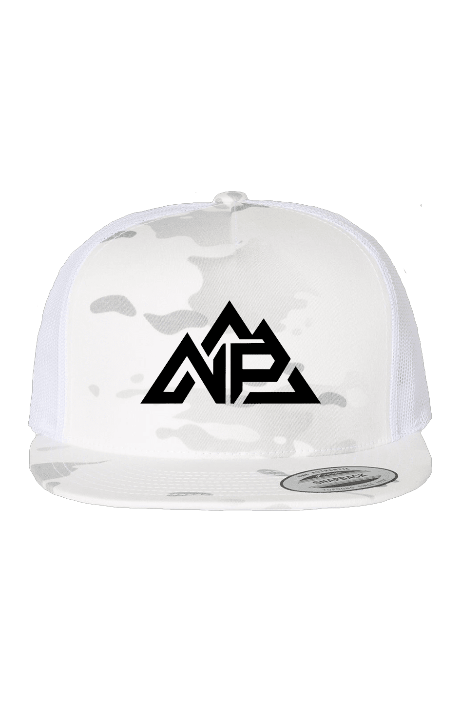 NP Multicam Alpine/White Trucker Cap - Nested Peak