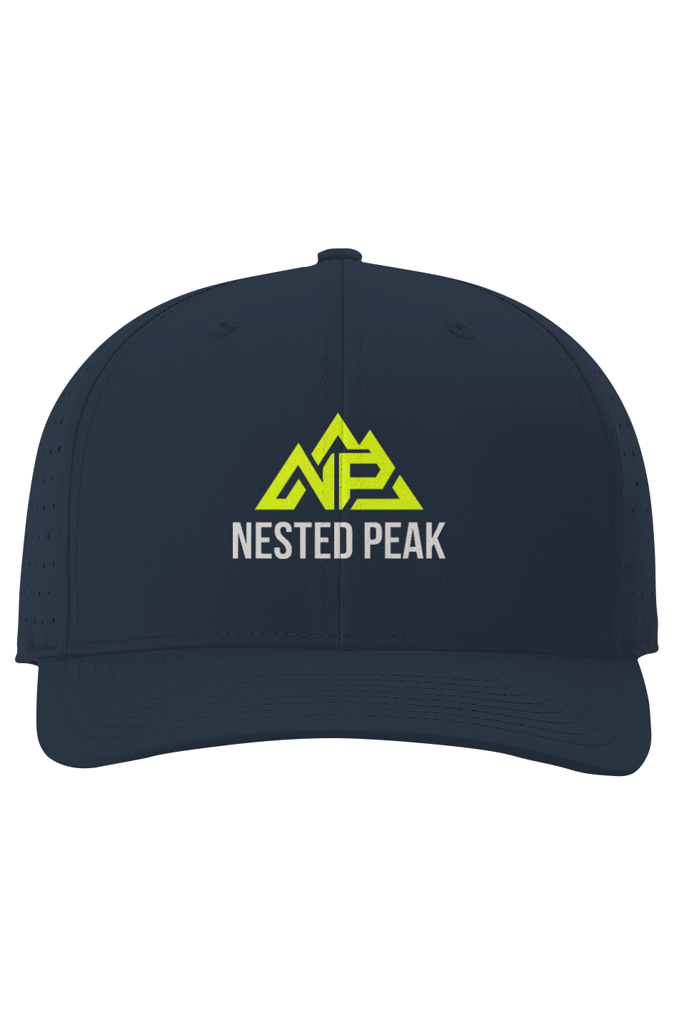 NP Quad Laser Perf R Flex Cap | Navy, Red, black - Nested Peak LLC