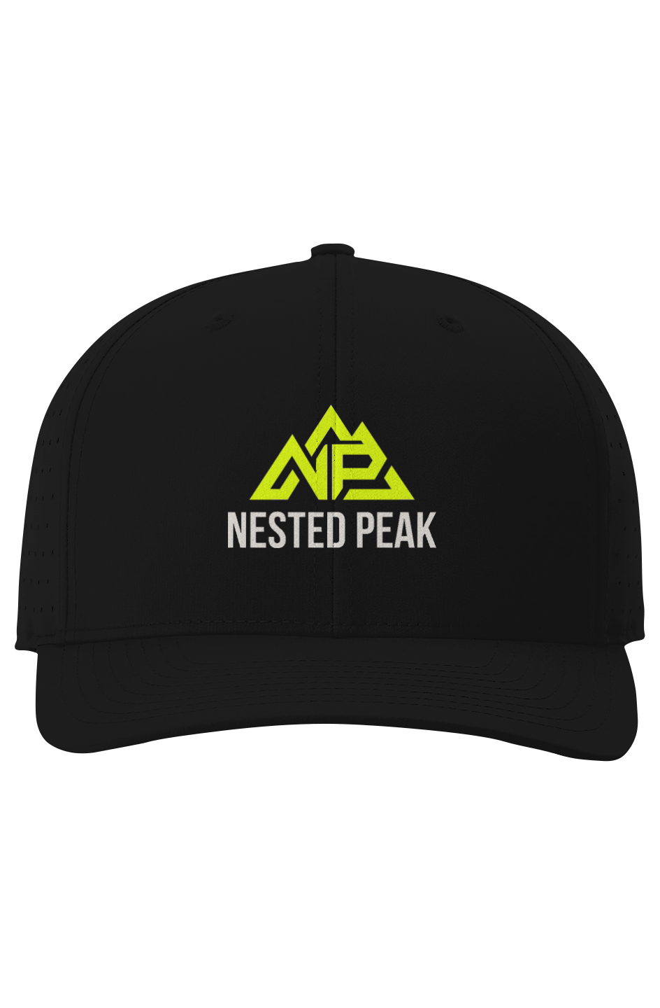 NP Quad Laser Perf R Flex Cap | Navy, Red, black - Nested Peak LLC
