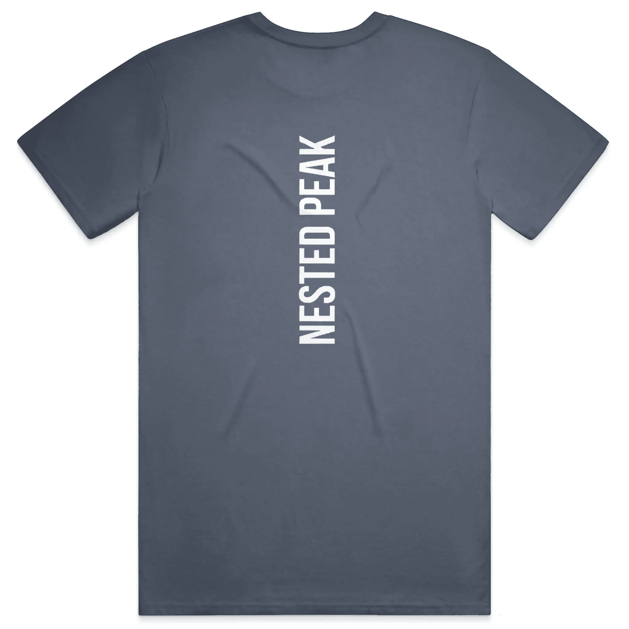 NP Run Men's Blend Tee | Heather Athletic Blue, Heather Navy, Black - Nested Peak