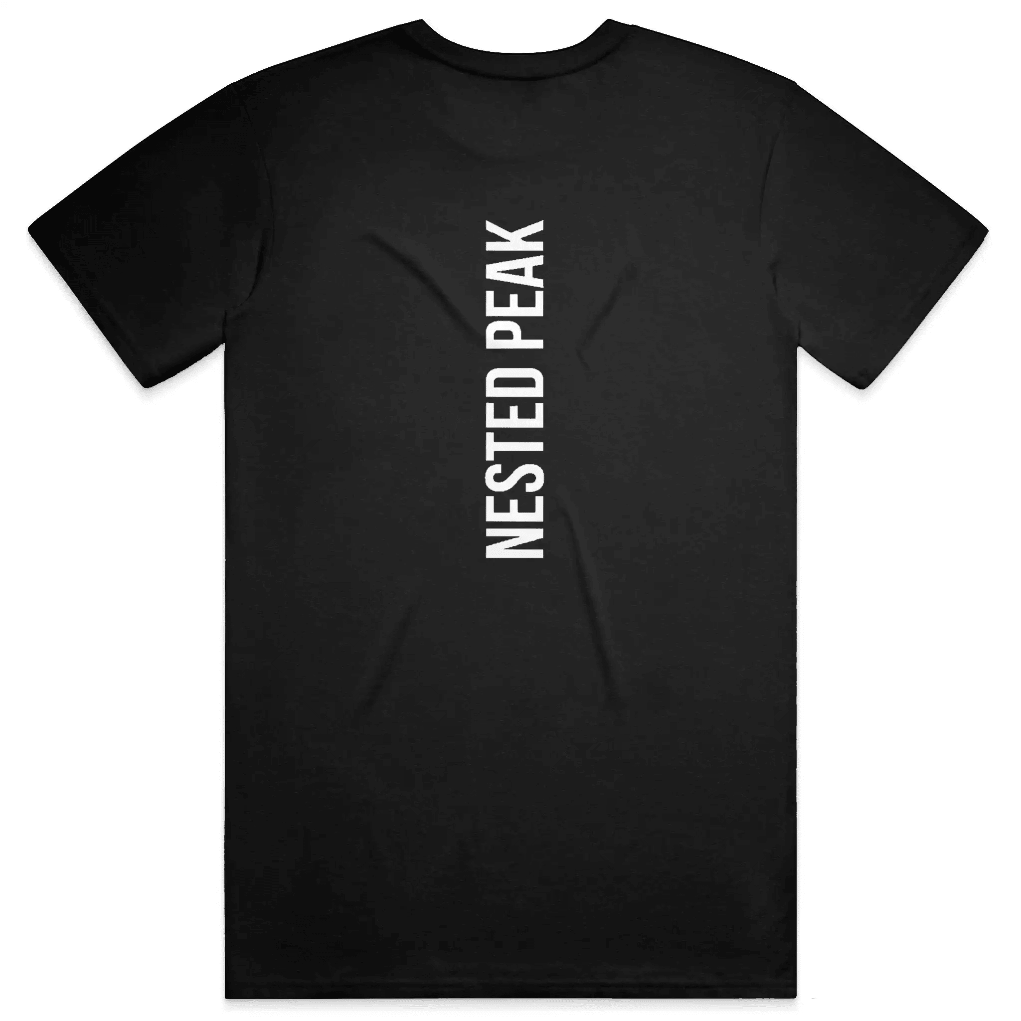 NP Run Men's Blend Tee | Heather Athletic Blue, Heather Navy, Black - Nested Peak